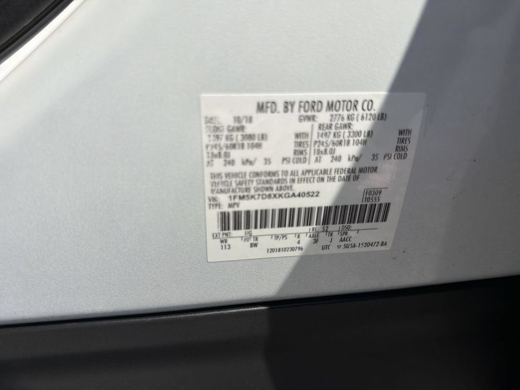2019 Ford Explorer XLT
