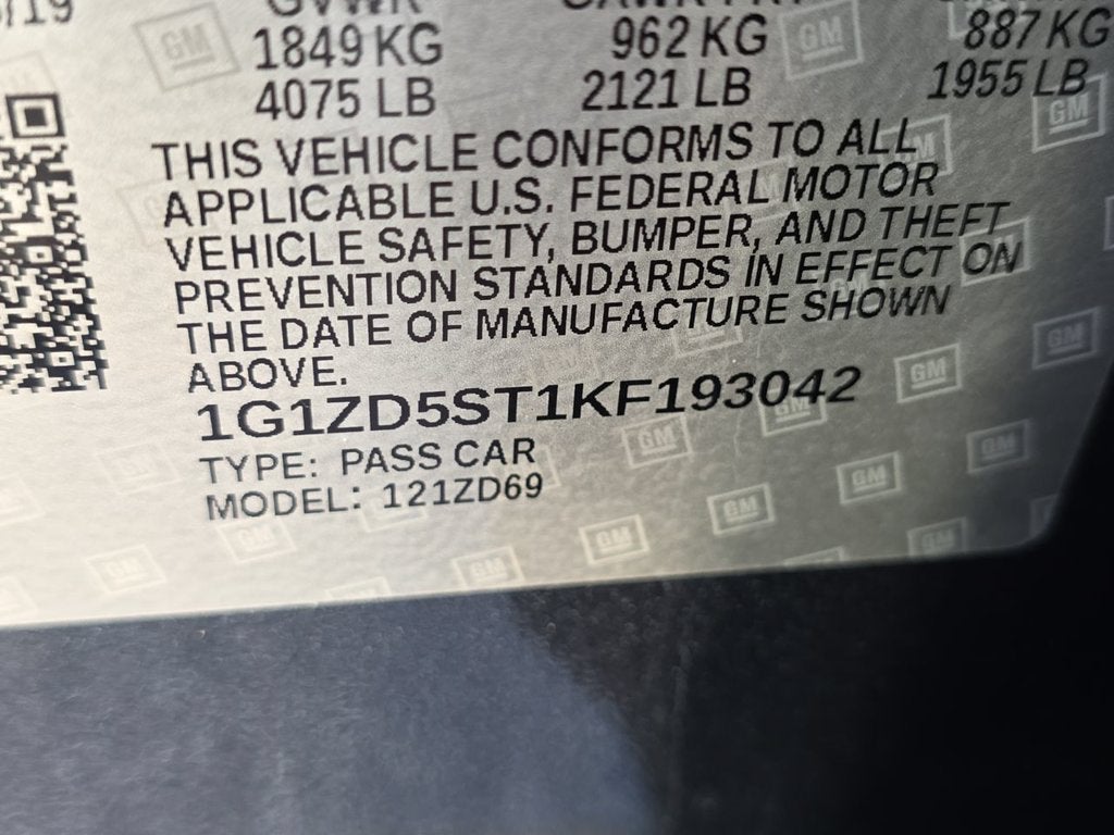 2019 Chevrolet Malibu LT