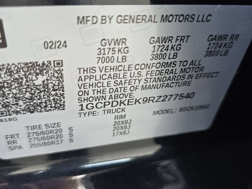 2024 Chevrolet Silverado 1500 LT (2FL)