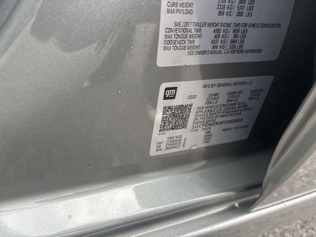 2023 Chevrolet Silverado 1500 LT (2FL)