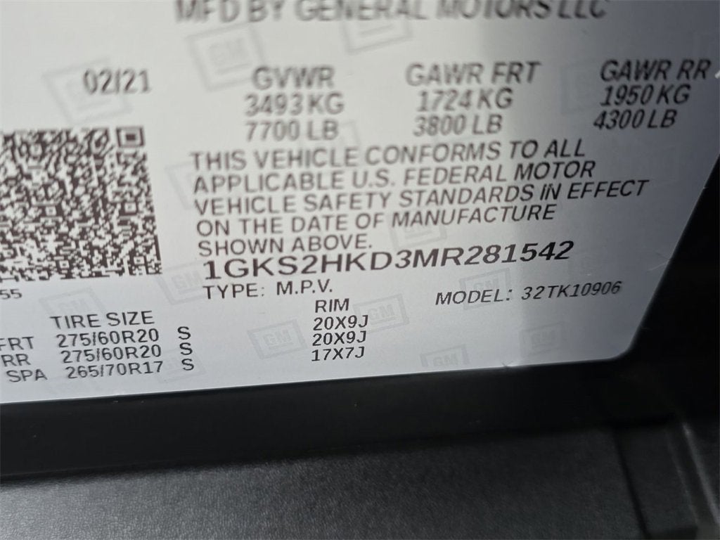 2021 GMC Yukon XL AT4