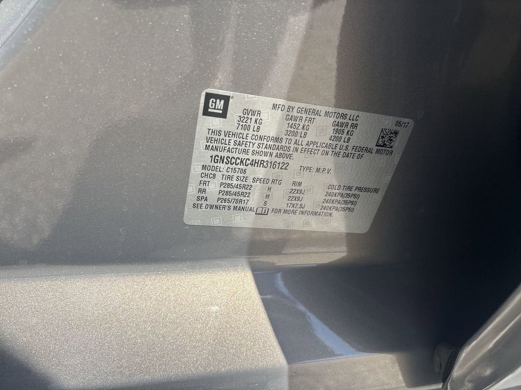 2017 Chevrolet Tahoe Premier