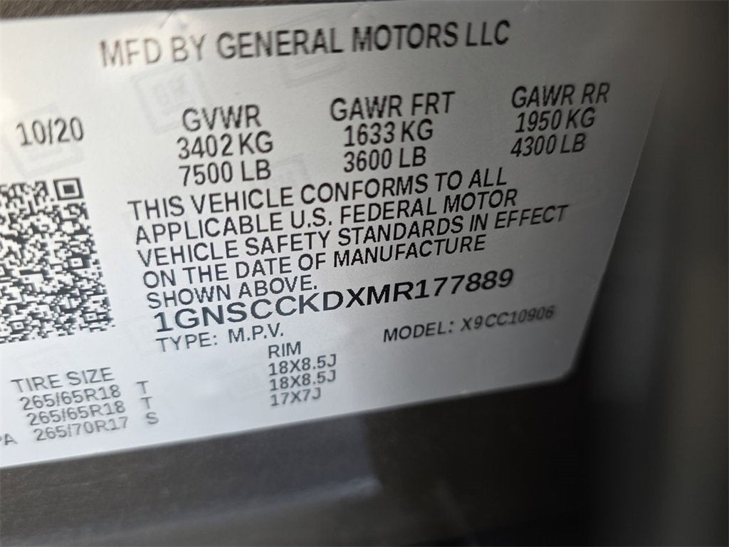 2021 Chevrolet Suburban LT