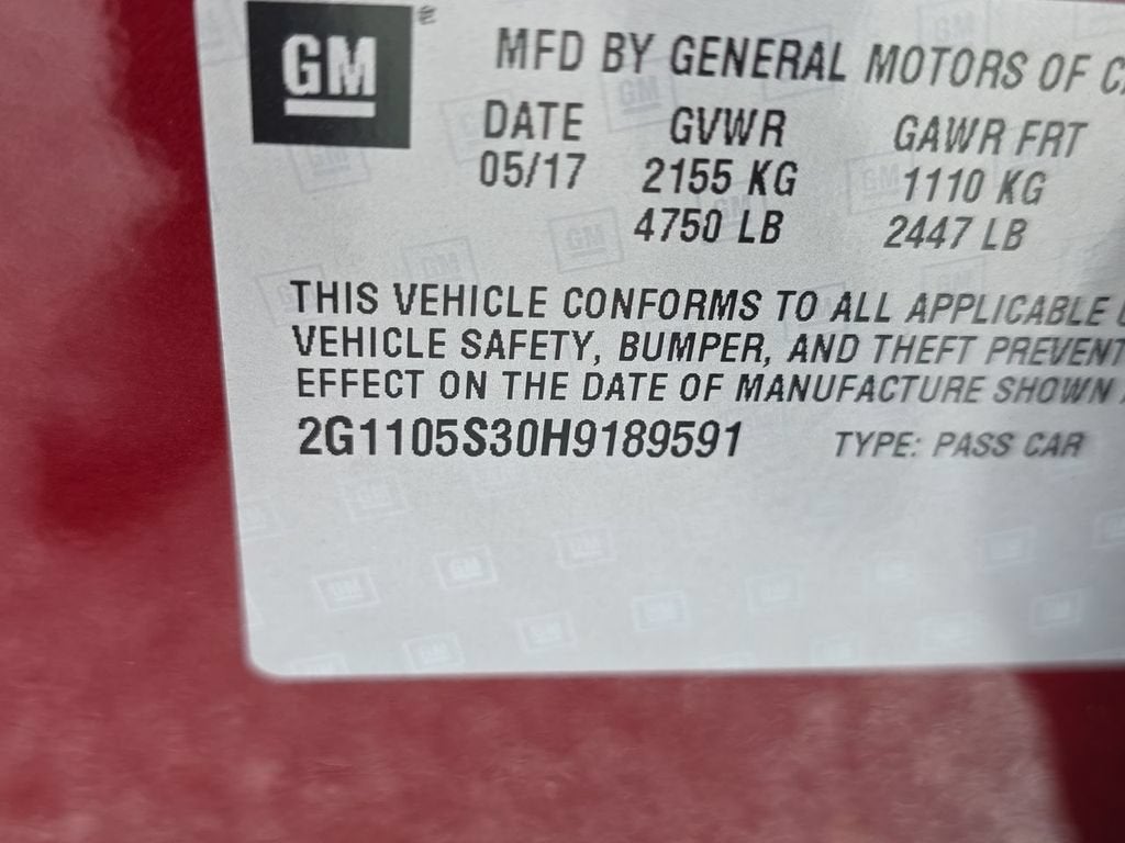 2017 Chevrolet Impala LT