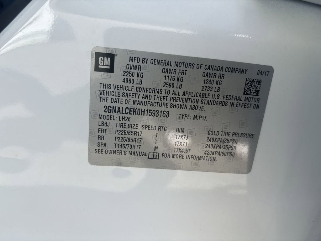 2017 Chevrolet Equinox LT
