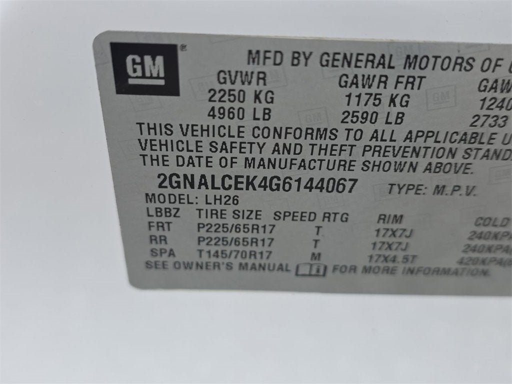 2016 Chevrolet Equinox LT