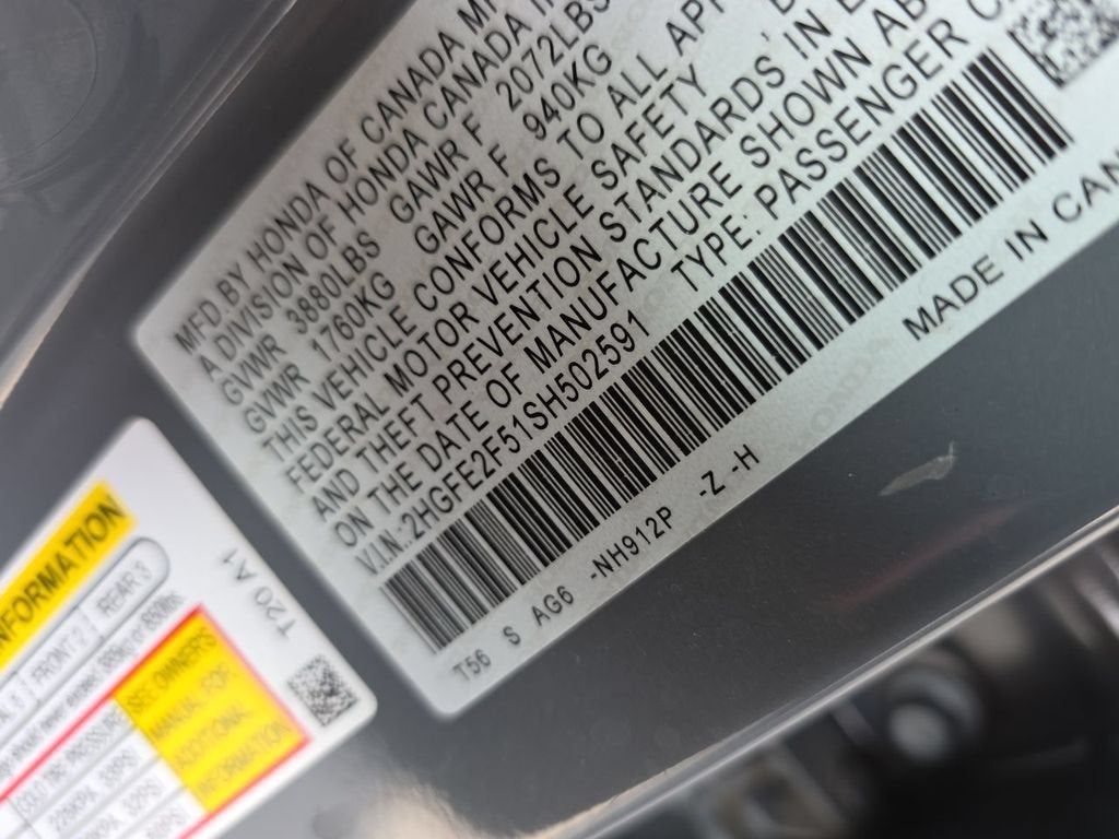 2025 Honda Civic Sedan Sport
