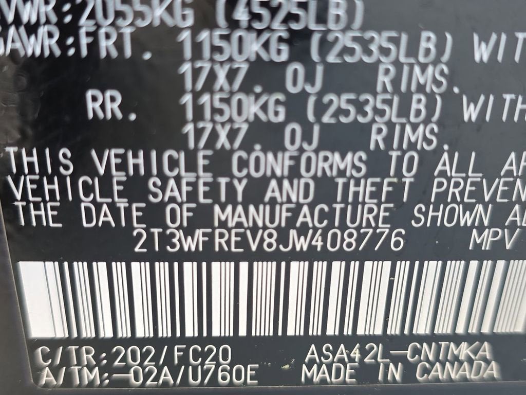 2018 Toyota RAV4 XLE