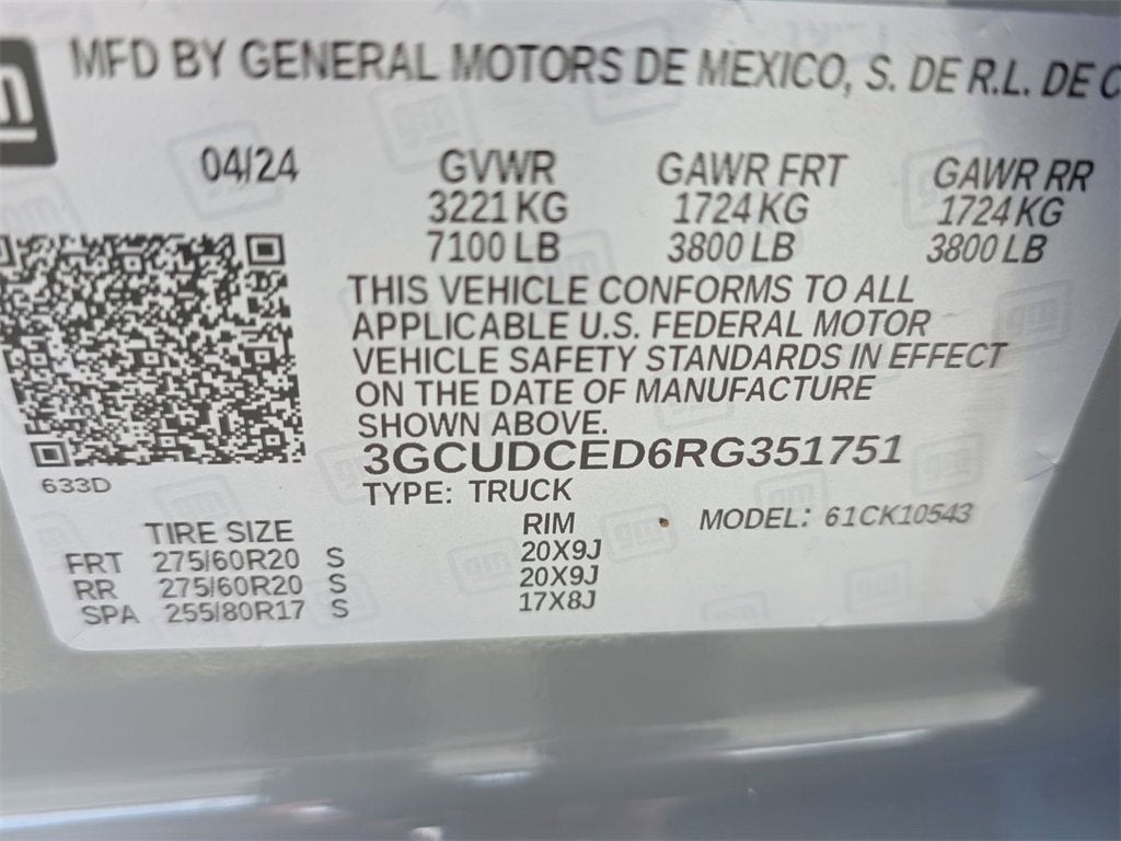 2024 Chevrolet Silverado 1500 Custom Trail Boss