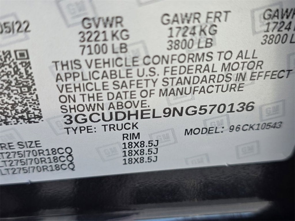 2022 Chevrolet Silverado 1500 ZR2