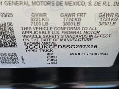 2025 Chevrolet Silverado 1500 Custom Trail Boss