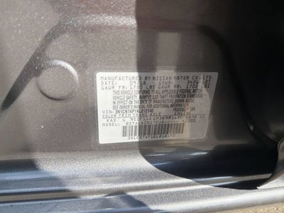 2019 Nissan Versa 1.6 S+
