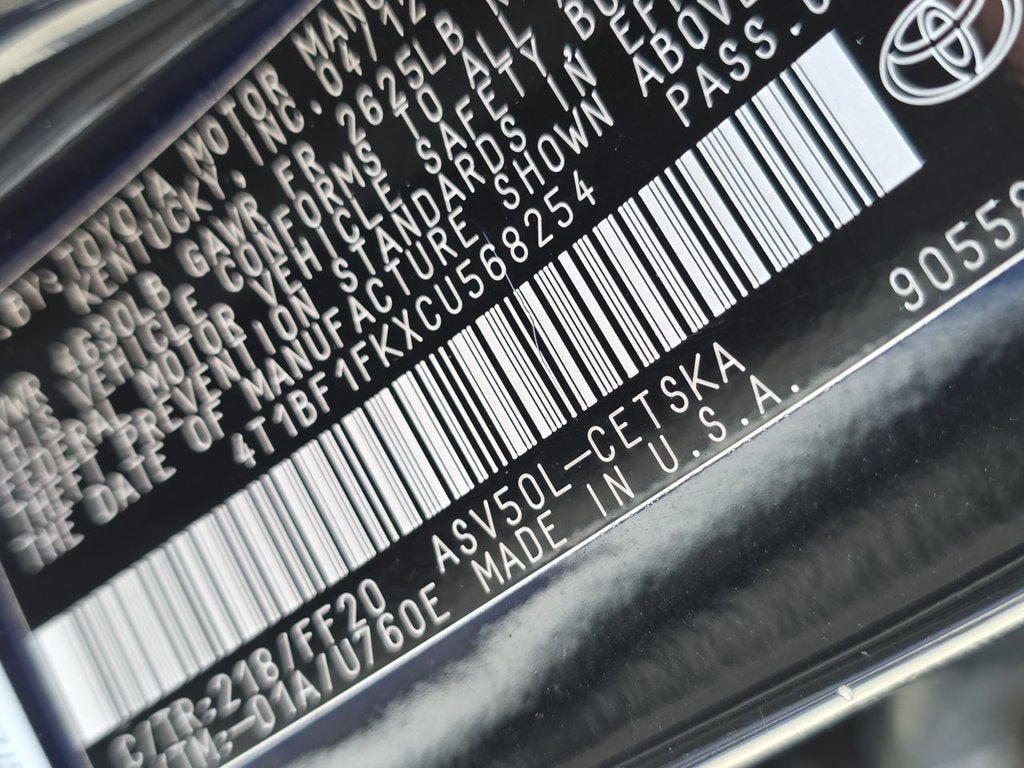 2012 Toyota Camry L
