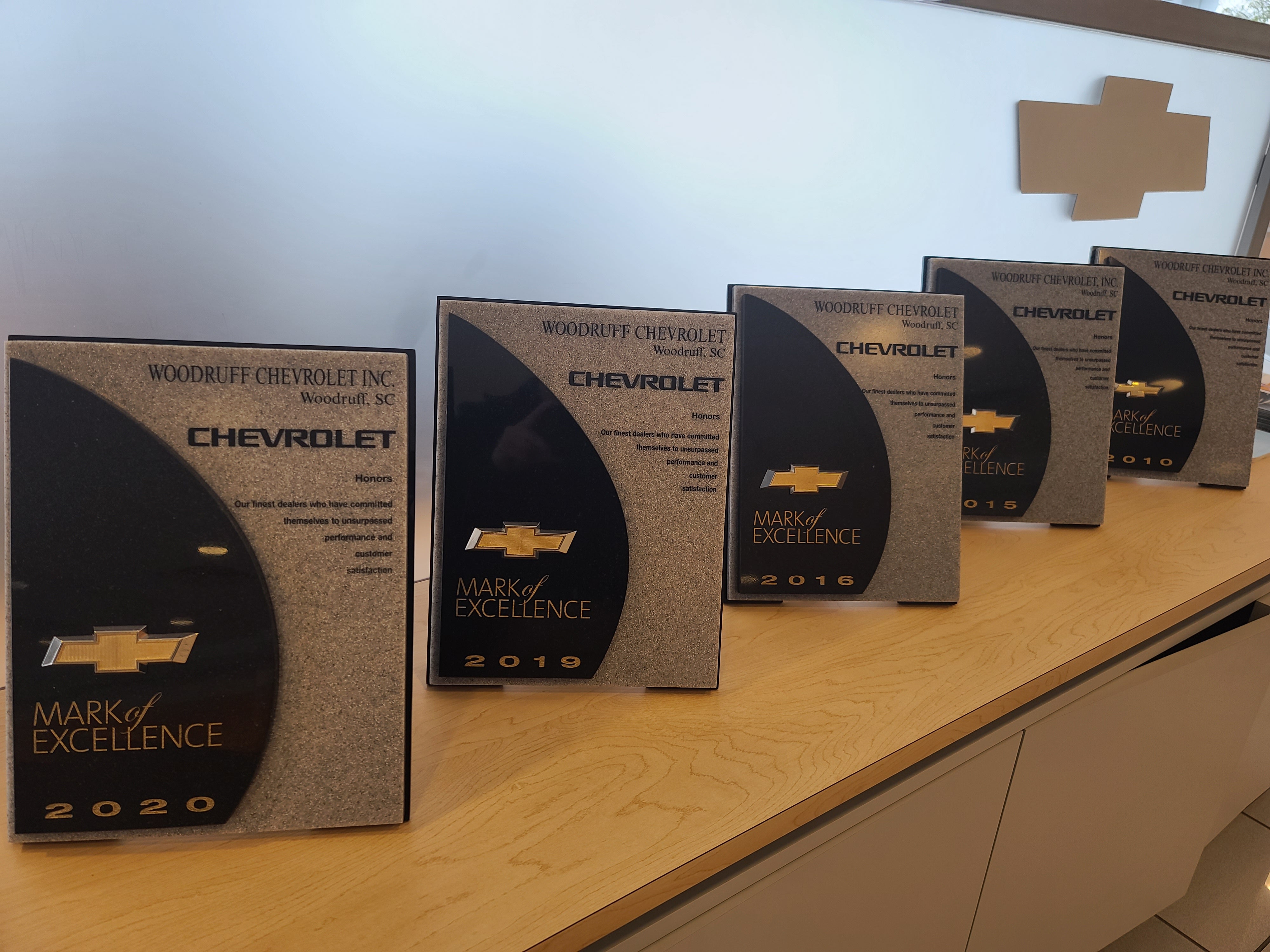 GM Mark Of Excellence at Woodruff Chevrolet Inc. in Woodruff SC